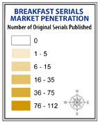 Breakfast Serials Market Penetration legend