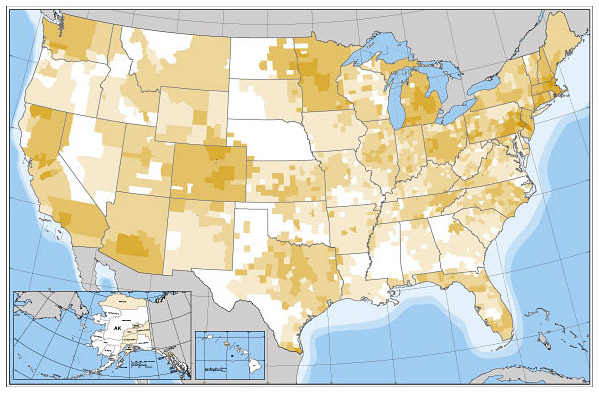 Breakfast Serials Market Penetration map